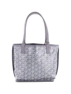 Goyard Pre-Owned Anjou Reversible Tote Coated Canvas Mini Satchel
