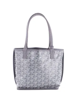 Goyard Pre-Owned Anjou Reversible Tote Coated Canvas Mini Satchel