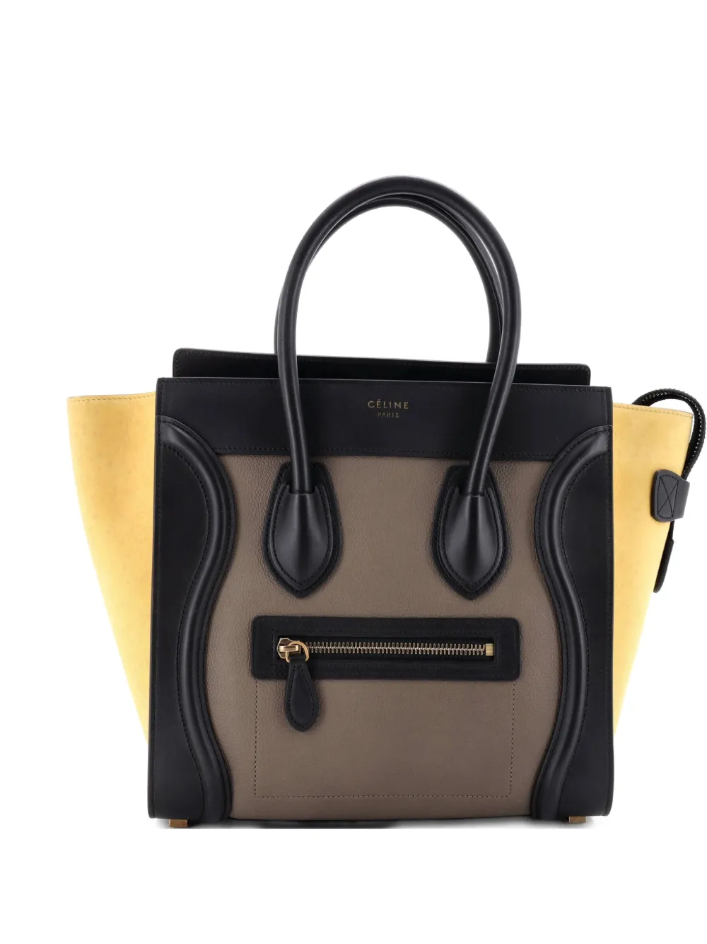 Celine Pre-Owned Tricolor Luggage Bag Leather Micro tote bag - Multicolore