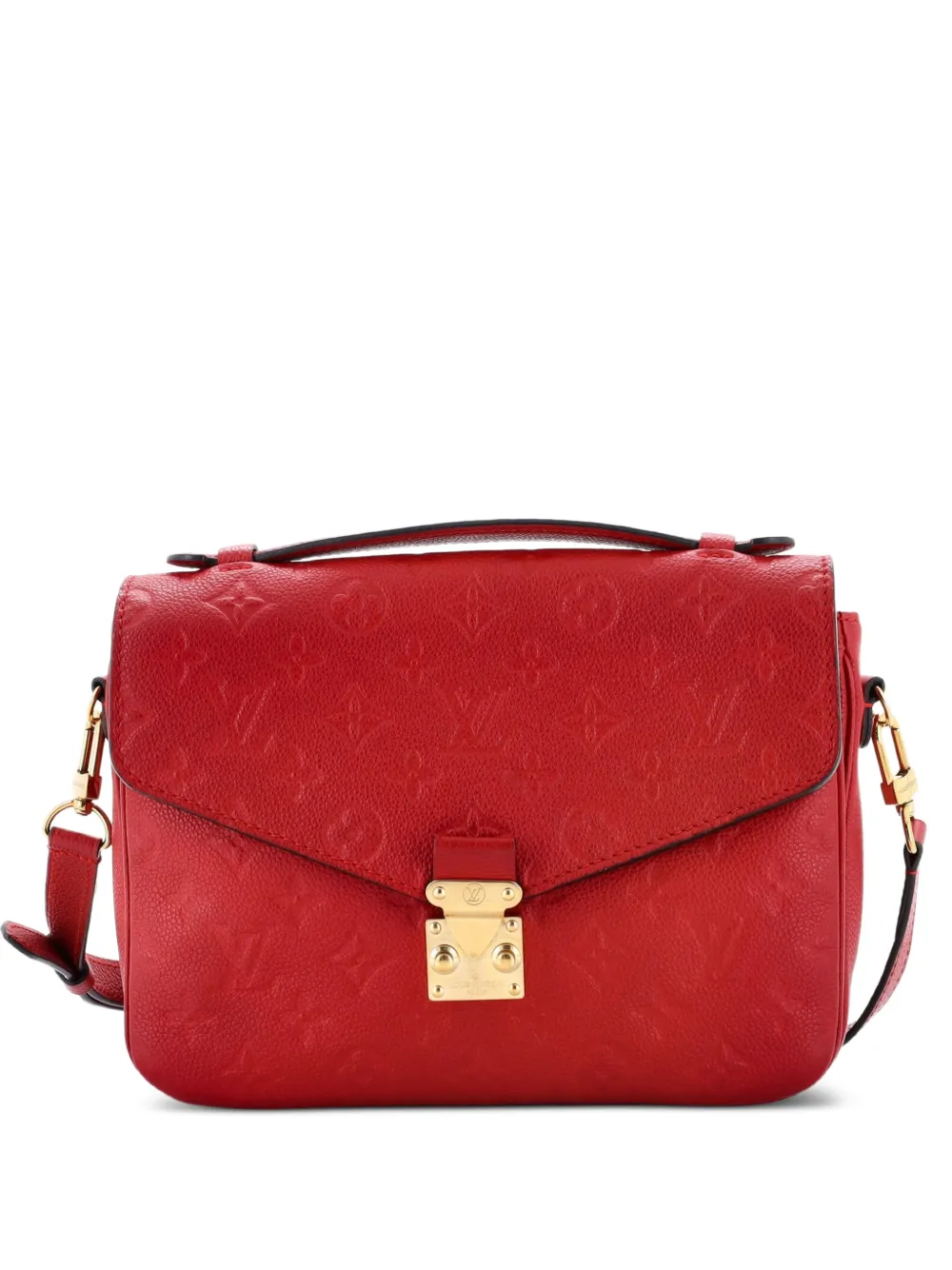 Louis Vuitton Pre-Owned Pochette Metis Monogram Empreinte Leather crossbody bag - Red