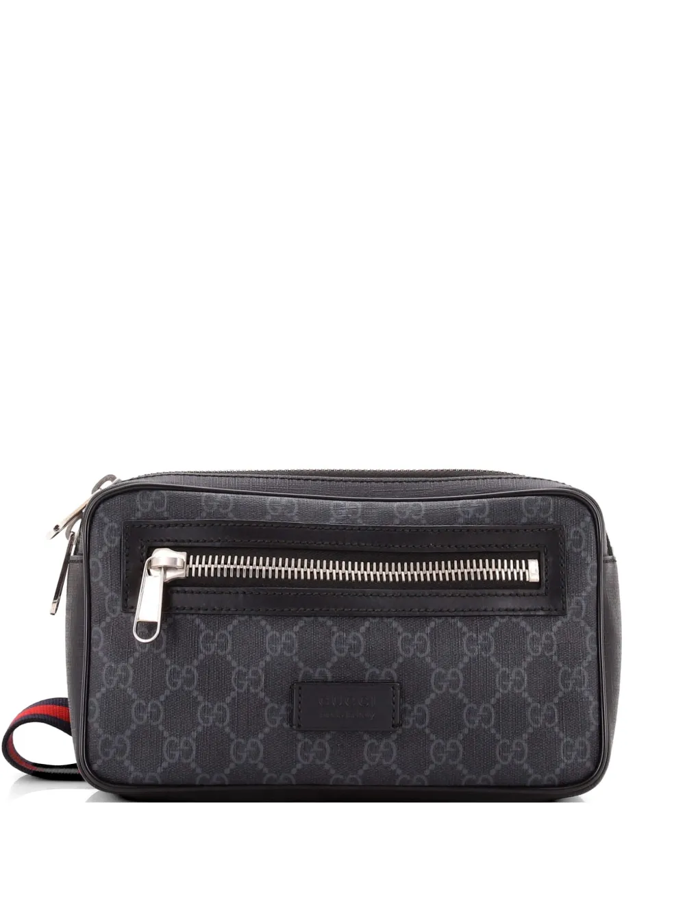 Gucci Pre-Owned Soft Zip GG Coated Canvas Small belt bag - Nero