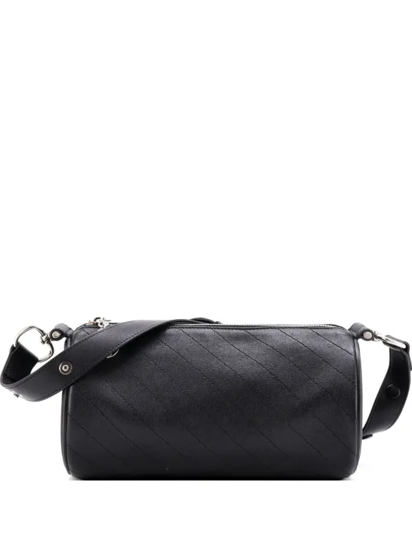 Gucci Pre-owned Blondie Diagonal Quilted Leather Small Shoulder Bag in Black
