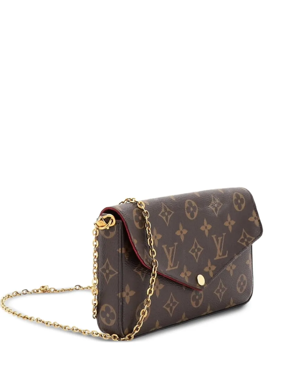 Louis Vuitton Pre-Owned Felicie Pochette Monogram Canvas crossbody bag - Marrone
