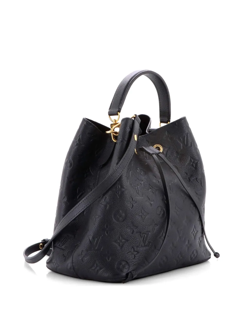 Louis Vuitton Pre-Owned NeoNoe Handbag Monogram Empreinte Leather MM bucket bag - Schwarz