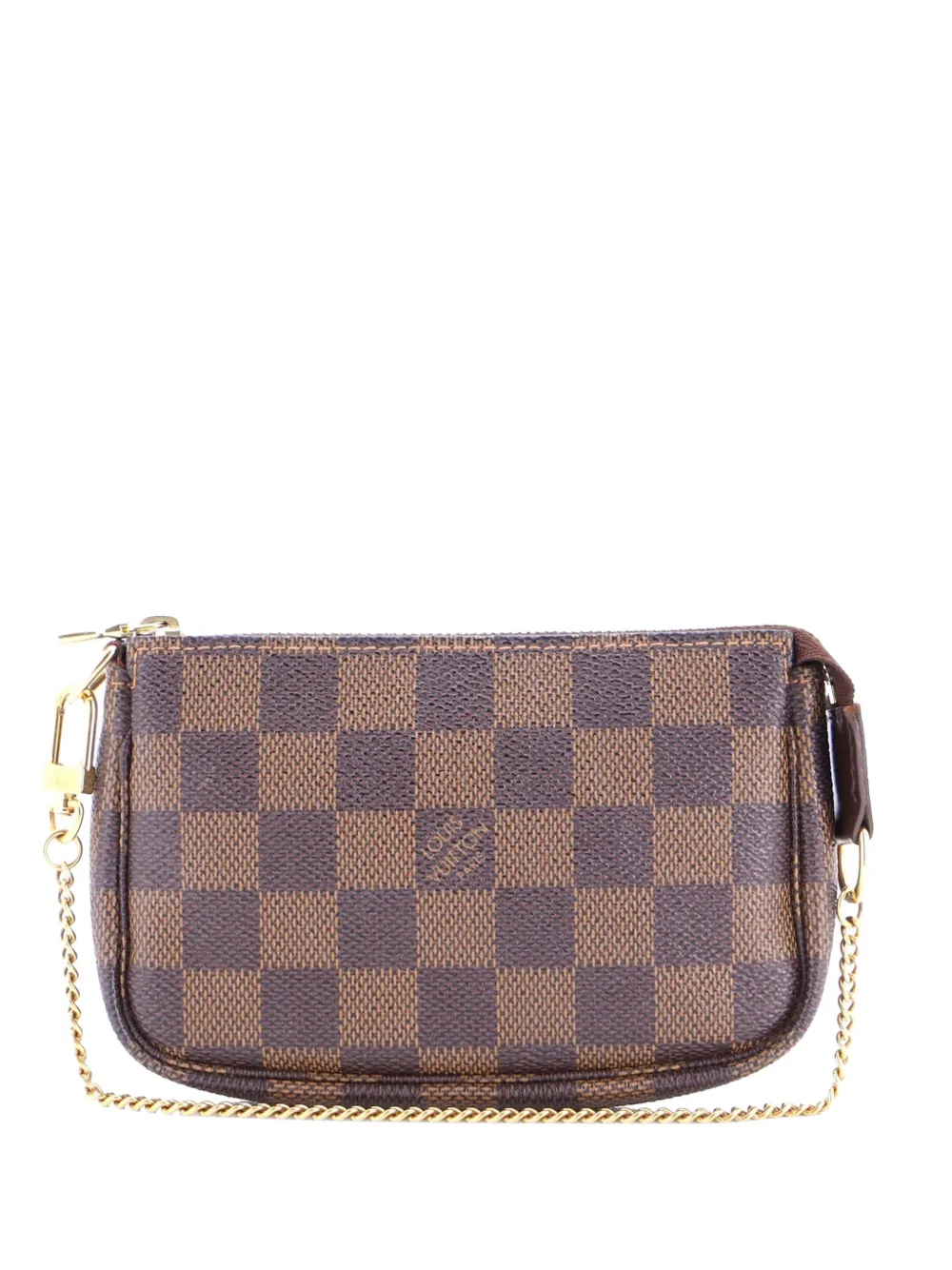 Louis Vuitton Pre-Owned Pochette Accessoires Damier Mini clutch bag - Marrone