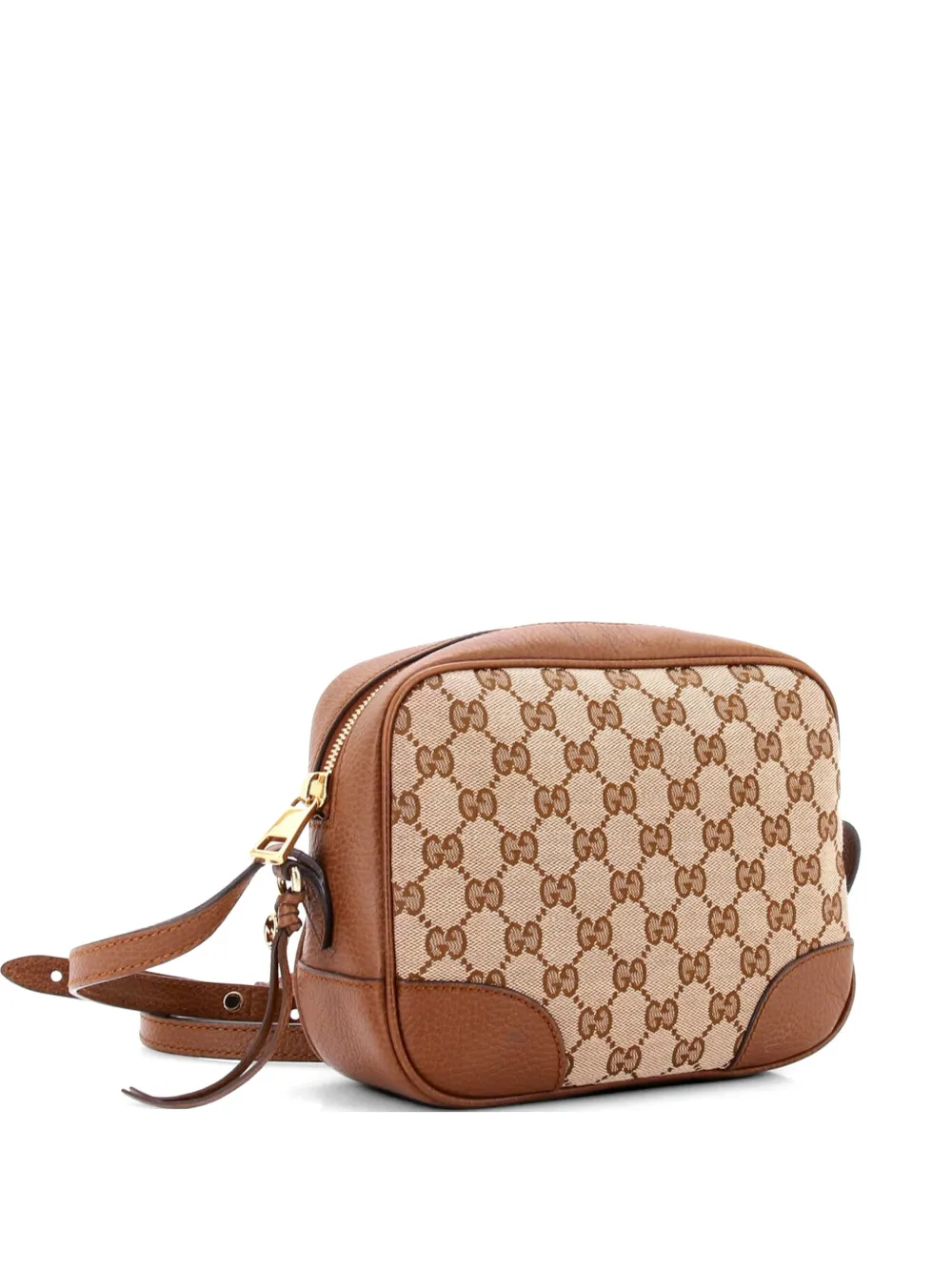 Gucci Pre-Owned Bree Disco GG Canvas with Leather Mini crossbody bag - Marrone