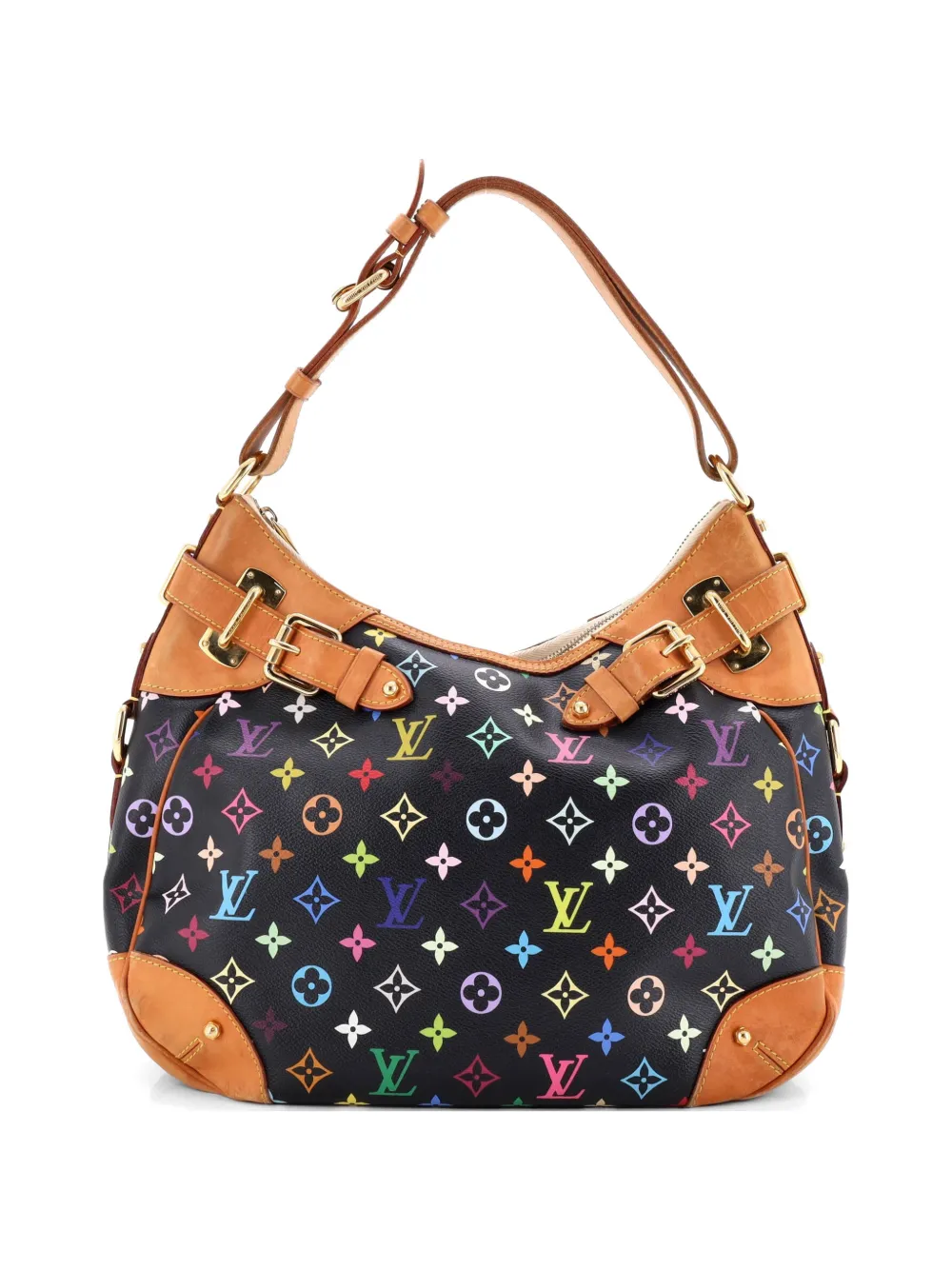 Louis Vuitton Pre-Owned Greta Handbag Monogram Multicolor hobo bag - Nero
