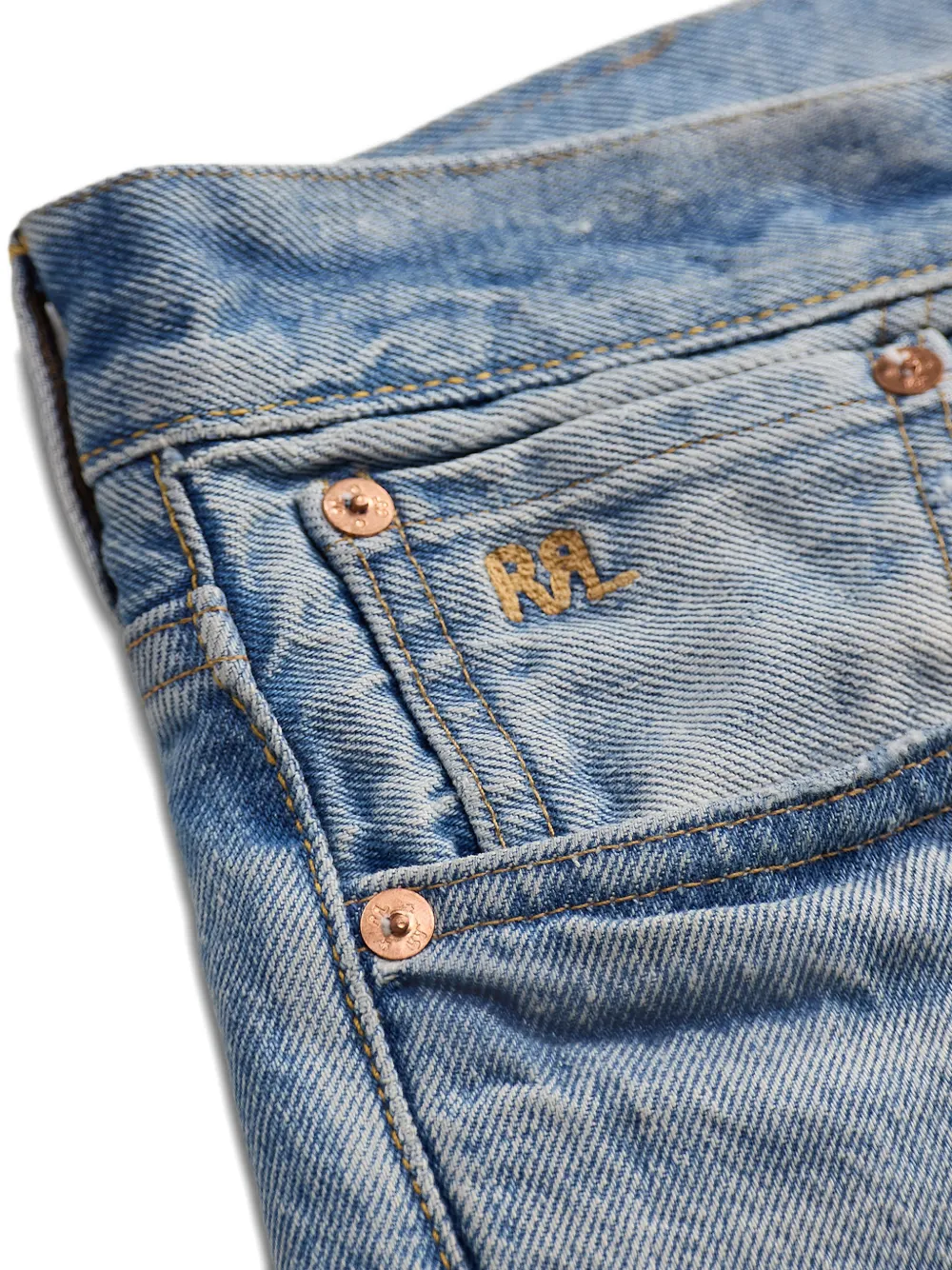 Ralph Lauren RRL Gerafelde jeans Blauw