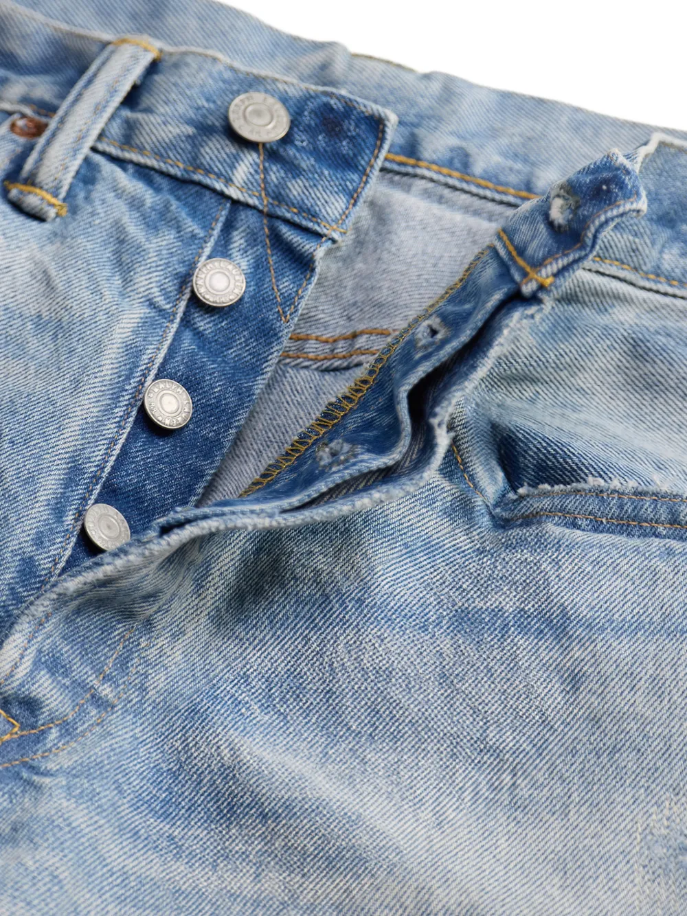 Ralph Lauren RRL Gerafelde jeans Blauw