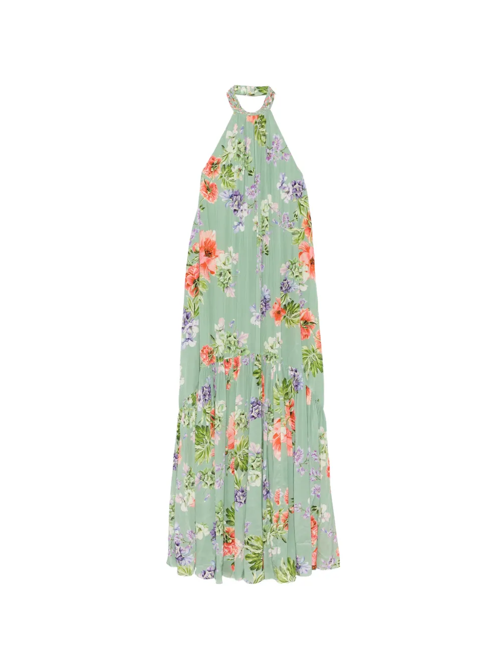 Hemant And Nandita floral-print dress - Verde