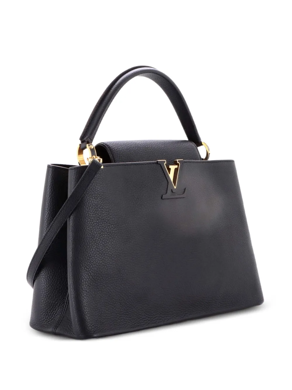 Louis Vuitton Pre-Owned Capucines Bag Leather GM satchel - Schwarz