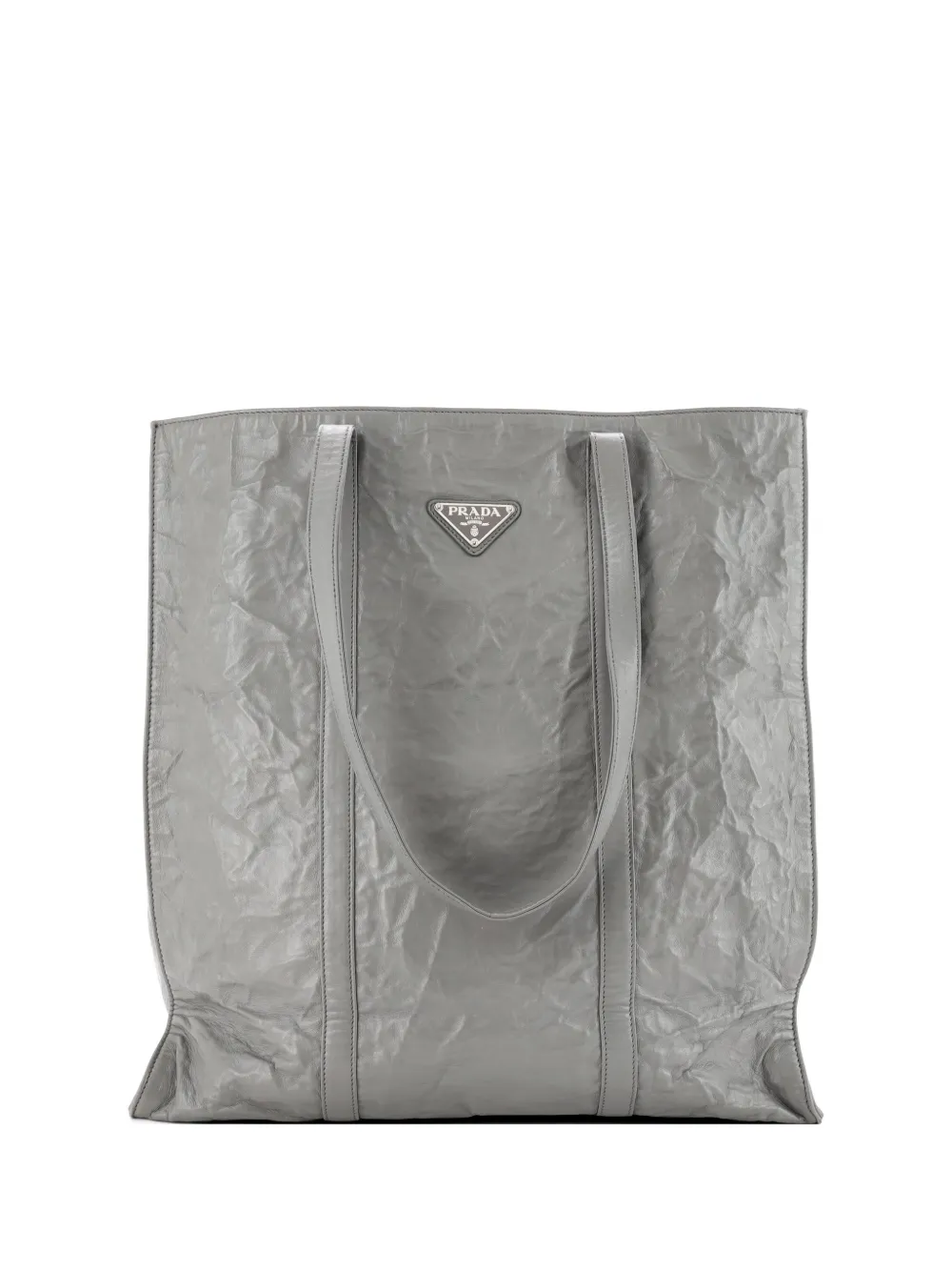 Prada Pre-Owned Shopper Nappa Antique Medium tote bag - Grigio