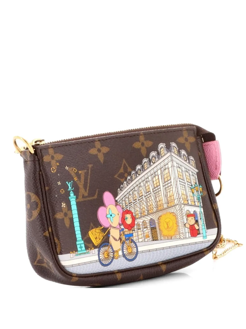 Louis Vuitton Pre-Owned Pochette Accessoires Limited Edition Monogram Canvas Mini clutch bag - Marrone