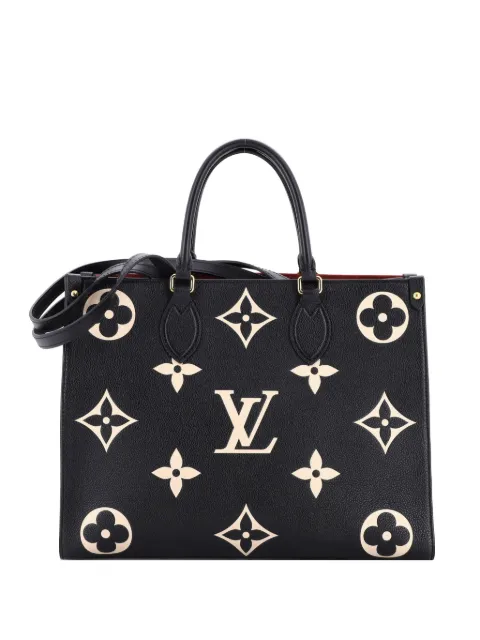Louis Vuitton Pre-Owned sac porté épaule On The Go Bicolour Empreinte Giant MM