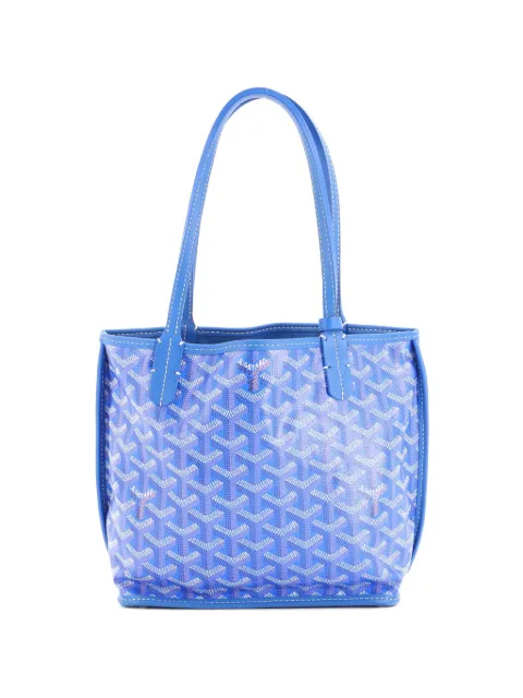 Goyard Pre-Owned Anjou Reversible Tote Coated Canvas Mini satchel