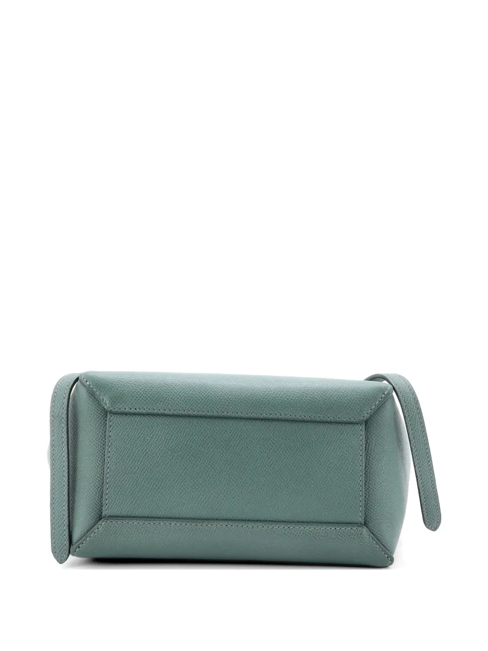  Celine Pre-owned Belt Bag Textured Leather Nano Shoulder Bag - Blue 