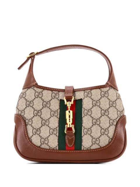 Gucci Pre-Owned bolsa hobo Jackie 1961 mini de lona GG