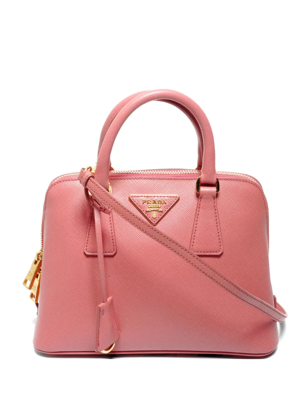 Prada Pre-Owned 2010-2020 triangle-logo tote bag - Rosa