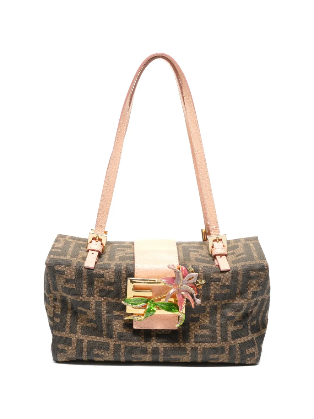 Fendi Pre-Owned 1990-2000 Zucca shoulder bag - Marrone