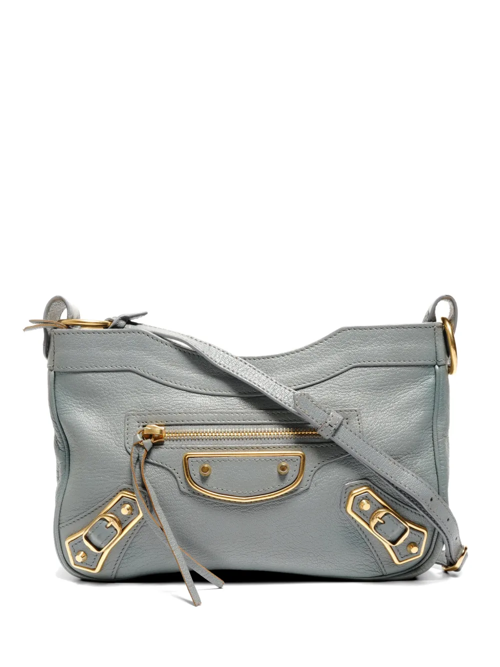 Balenciaga Pre-Owned 2000-2010s leather shoulder bag - Blu