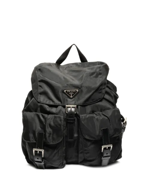 Prada Pre-Owned 1990s triangle-logo backpack