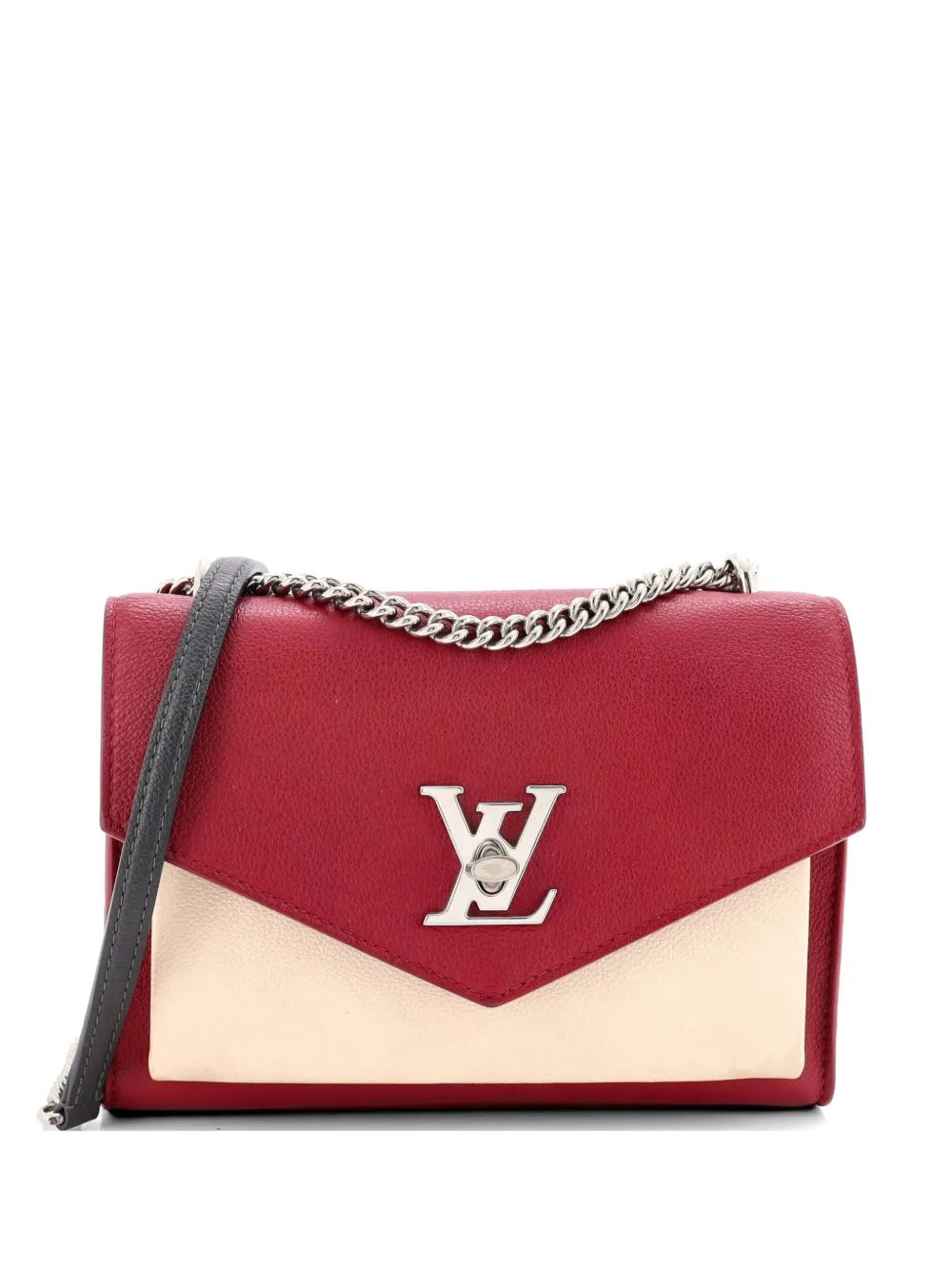 Louis Vuitton Pre-Owned Mylockme Handbag Leather BB crossbody bag - Rosso
