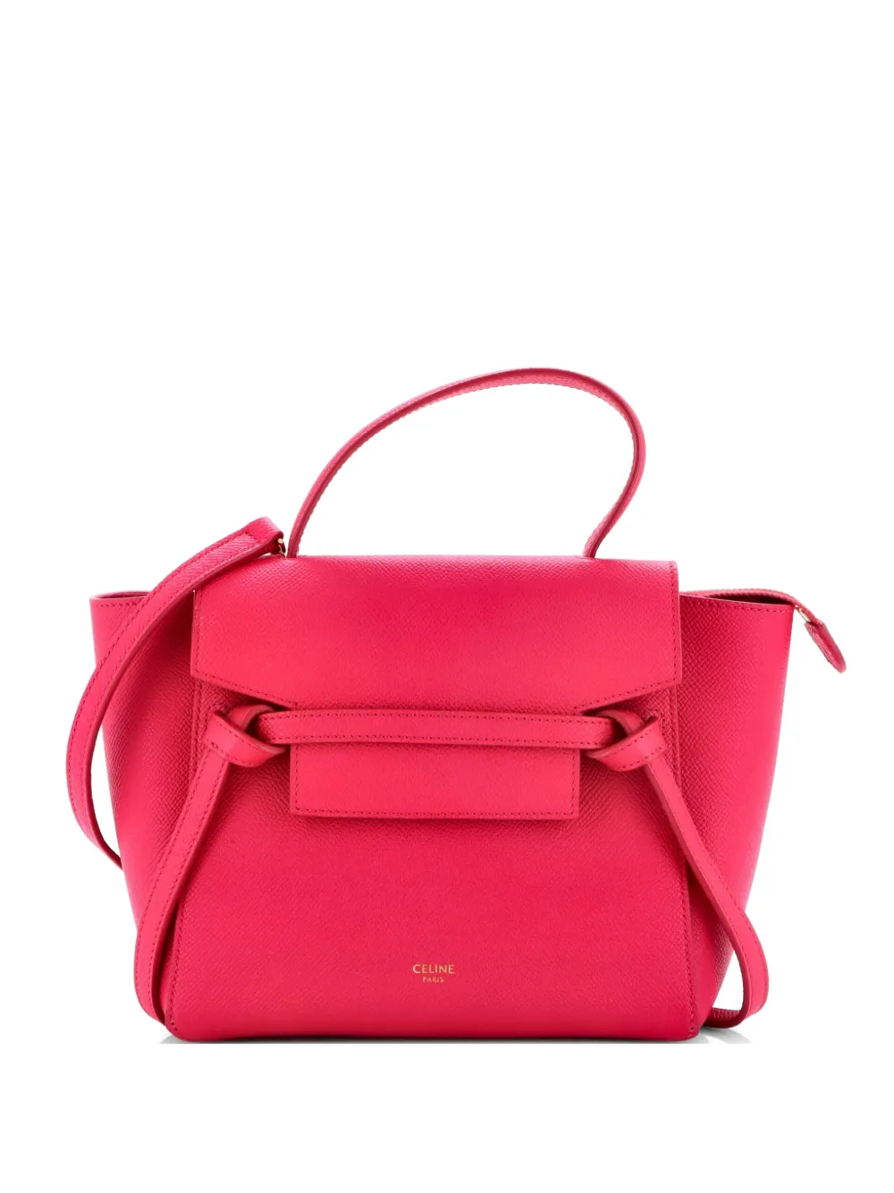 Celine Pre-Owned Belt Bag Textured Leather Nano shoulder bag - Rosa