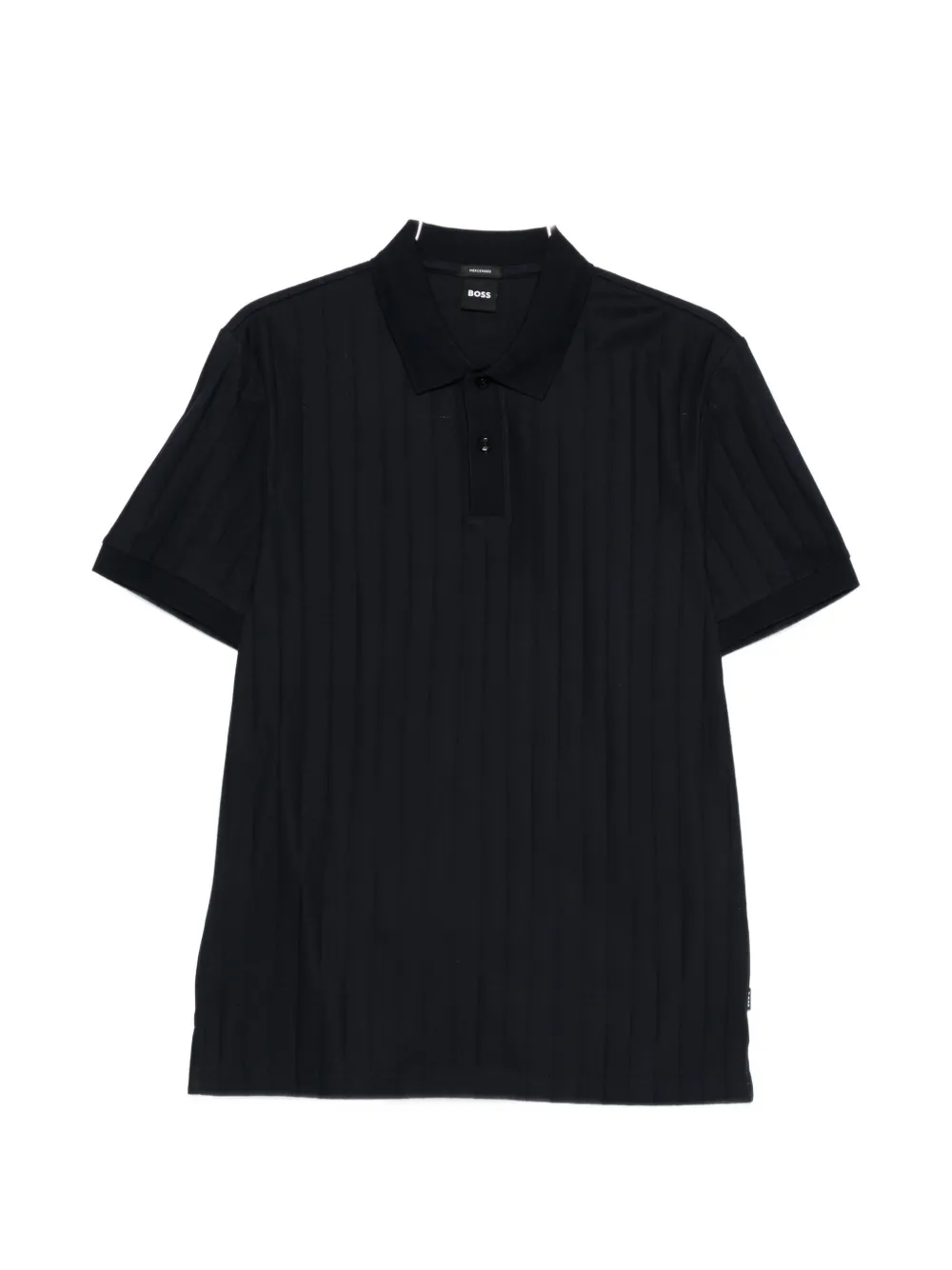 BOSS buttoned polo shirt - Blu