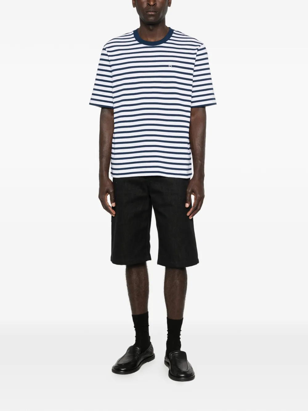 AMI Paris 마리니에 아미 드 쾨흐 스트라이프 티셔츠 | 티셔츠