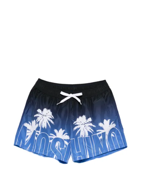 Moschino palm-tree print swim short