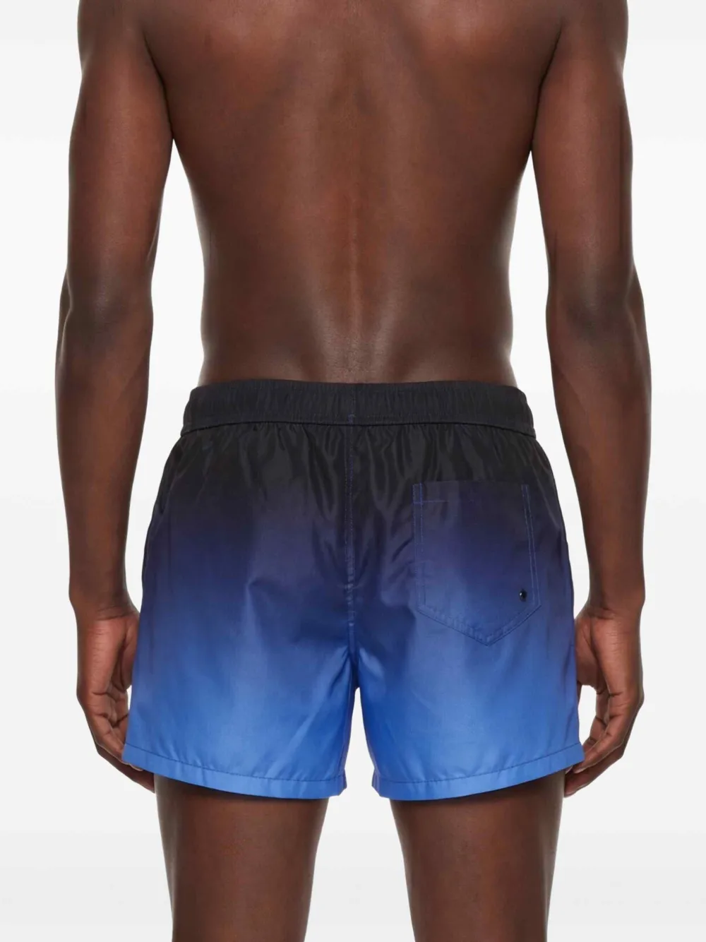Moschino Zwembroek met grafische palmboomprint Zwart
