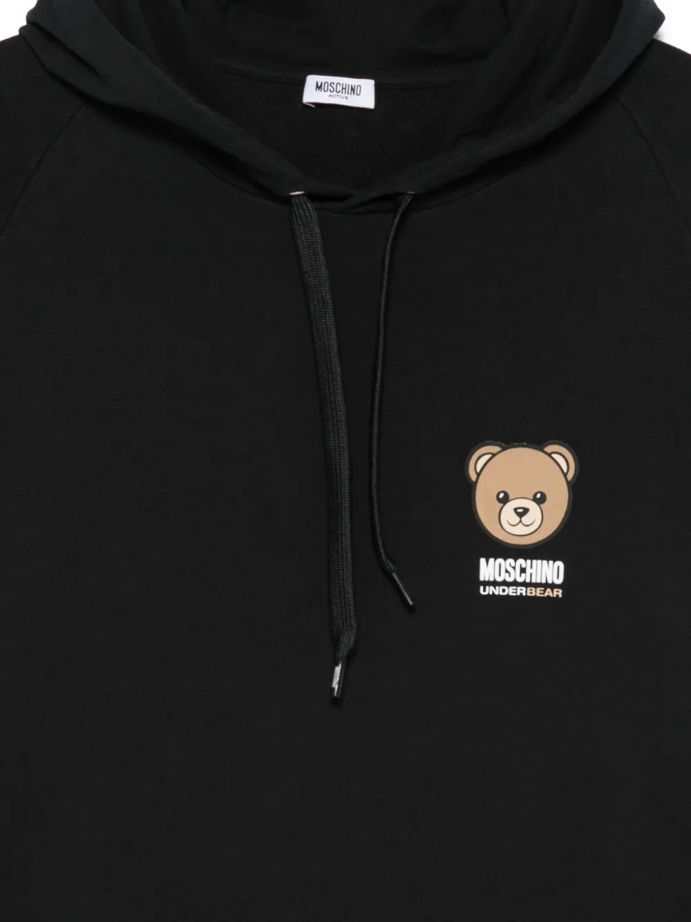 Moschino Hoodie met logoprint Zwart