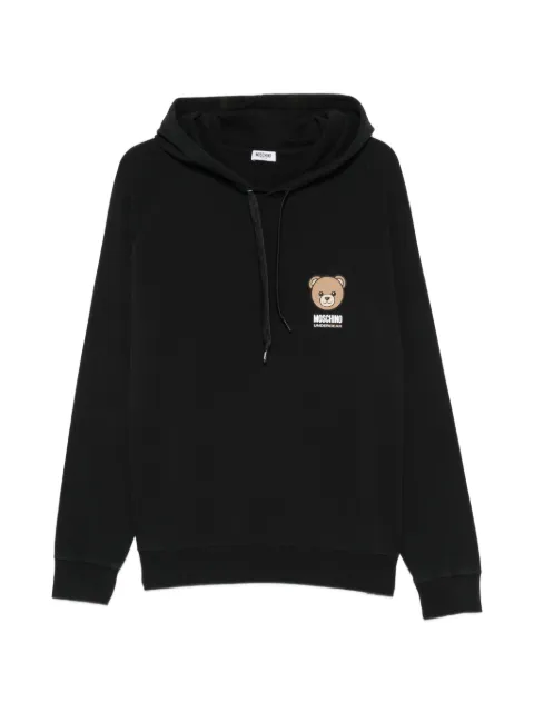 Moschino logo-print hoodie