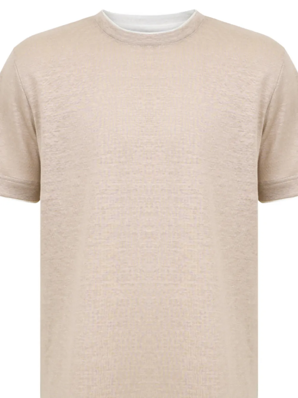Eleventy T-shirt met ronde hals Beige