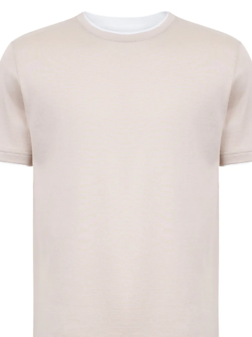 Eleventy T-shirt met ronde hals Beige