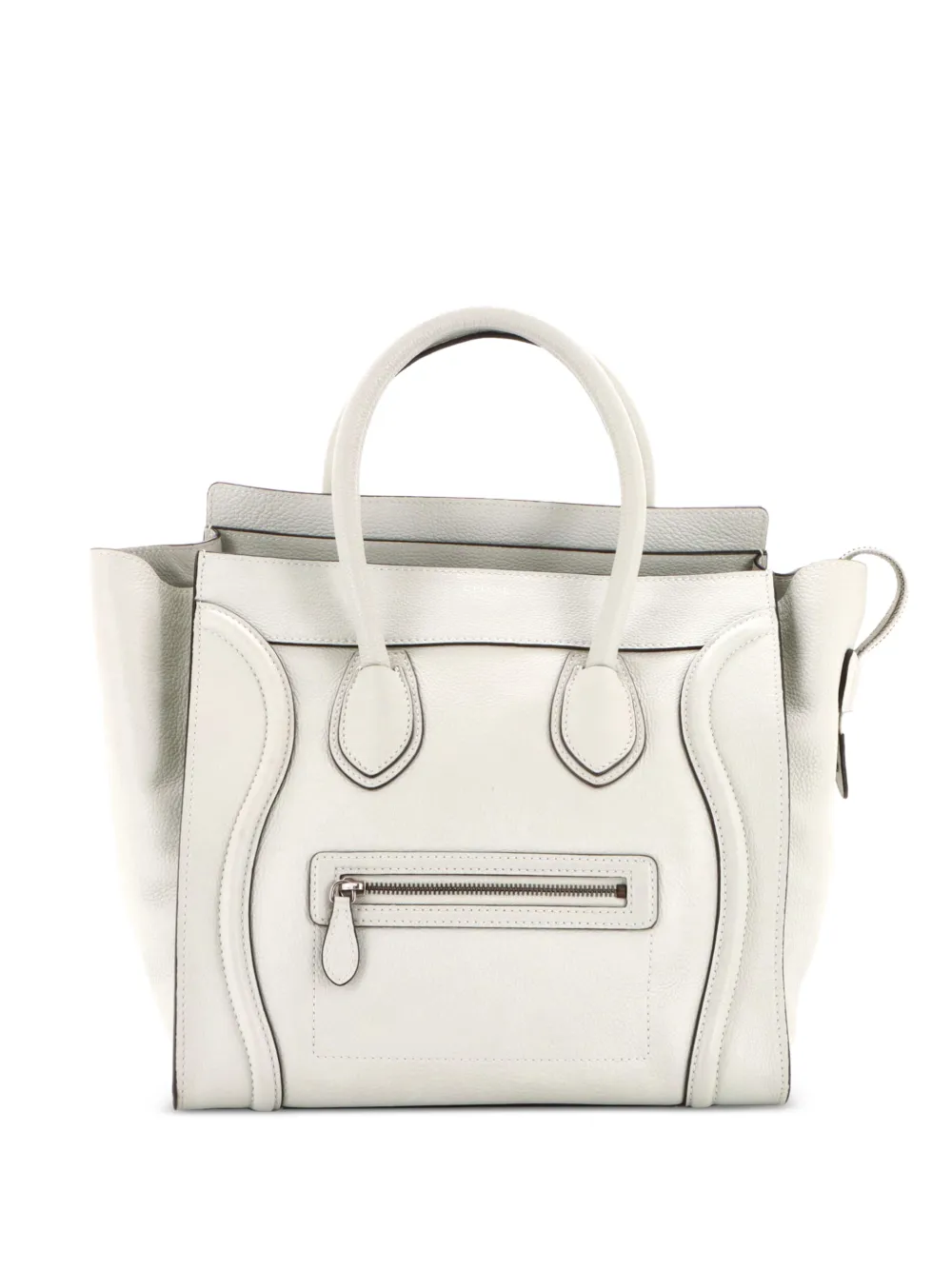 Celine Pre-Owned Luggage Bag Grainy Leather Mini tote bag - Verde