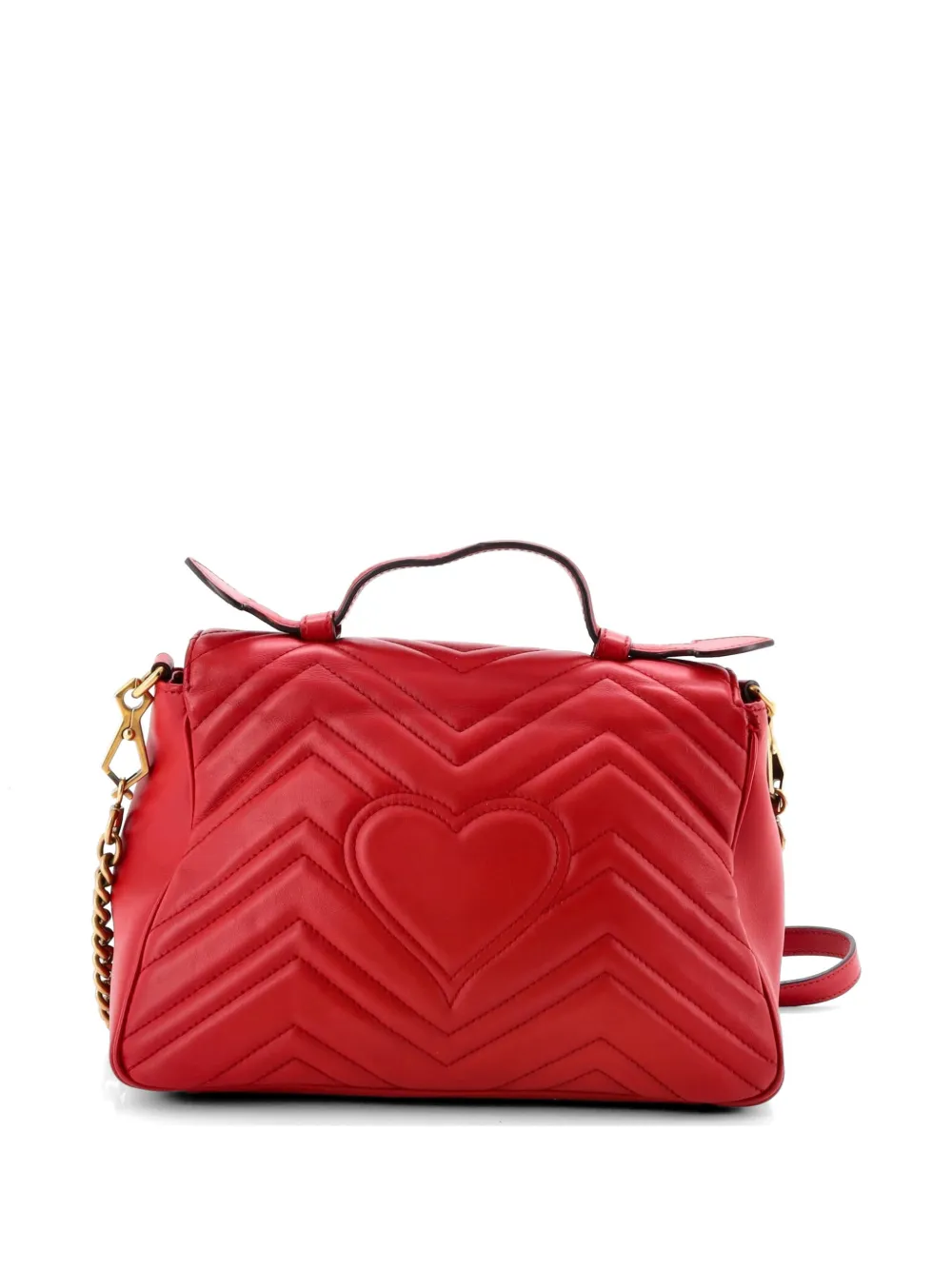 Gucci Pre-Owned GGマーモント トップハンドル フラップ マトラッセ
