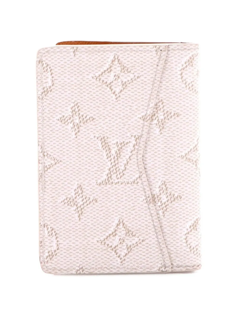  Louis Vuitton Pre-owned Pocket Organizer Limited Edition Monogram Heritage Canvas Card Holder - Neutrals 