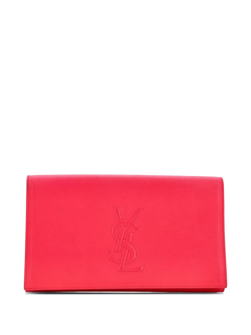 Saint Laurent Pre-Owned Belle de Jour Leather Large clutch bag - Rosa