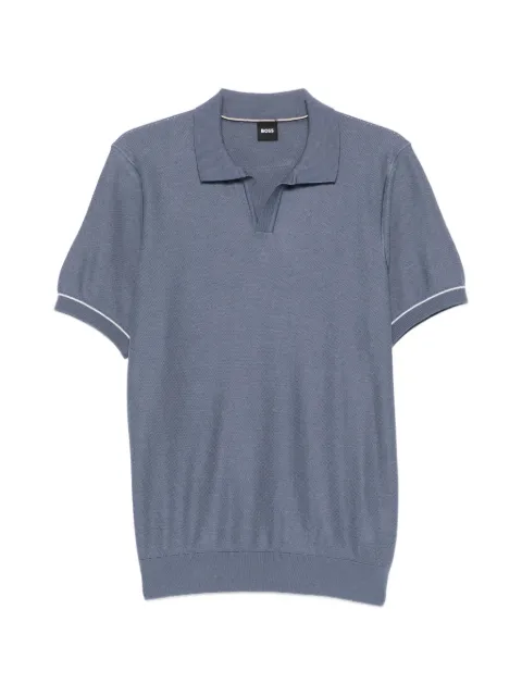 BOSS T-shirt med V-hals