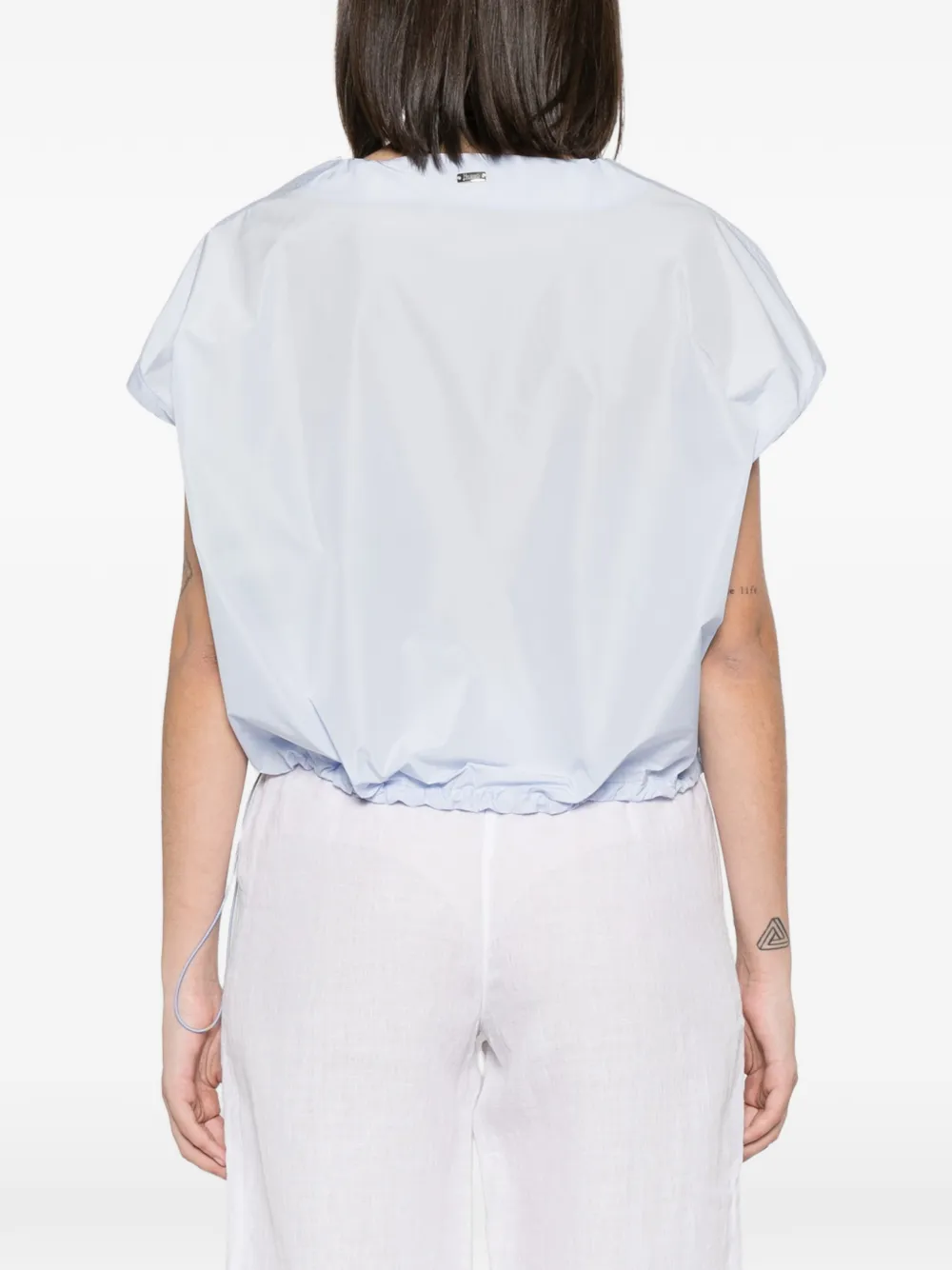 Herno Top met V-hals Blauw
