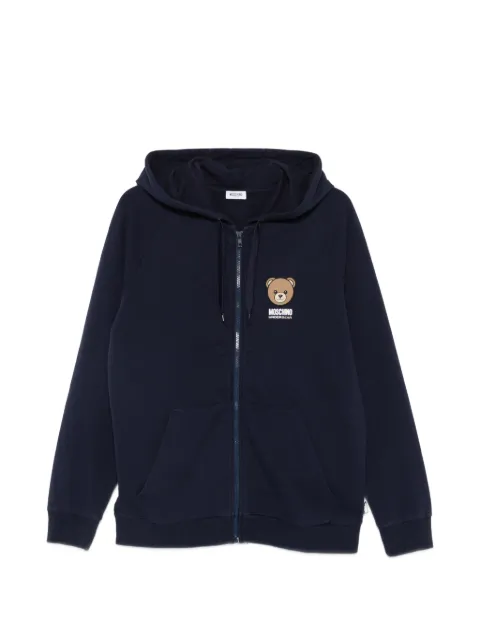 Moschino zip-up hoodie