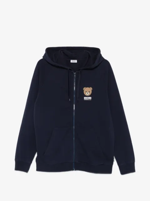 Moschino hættetrøje med lynlås