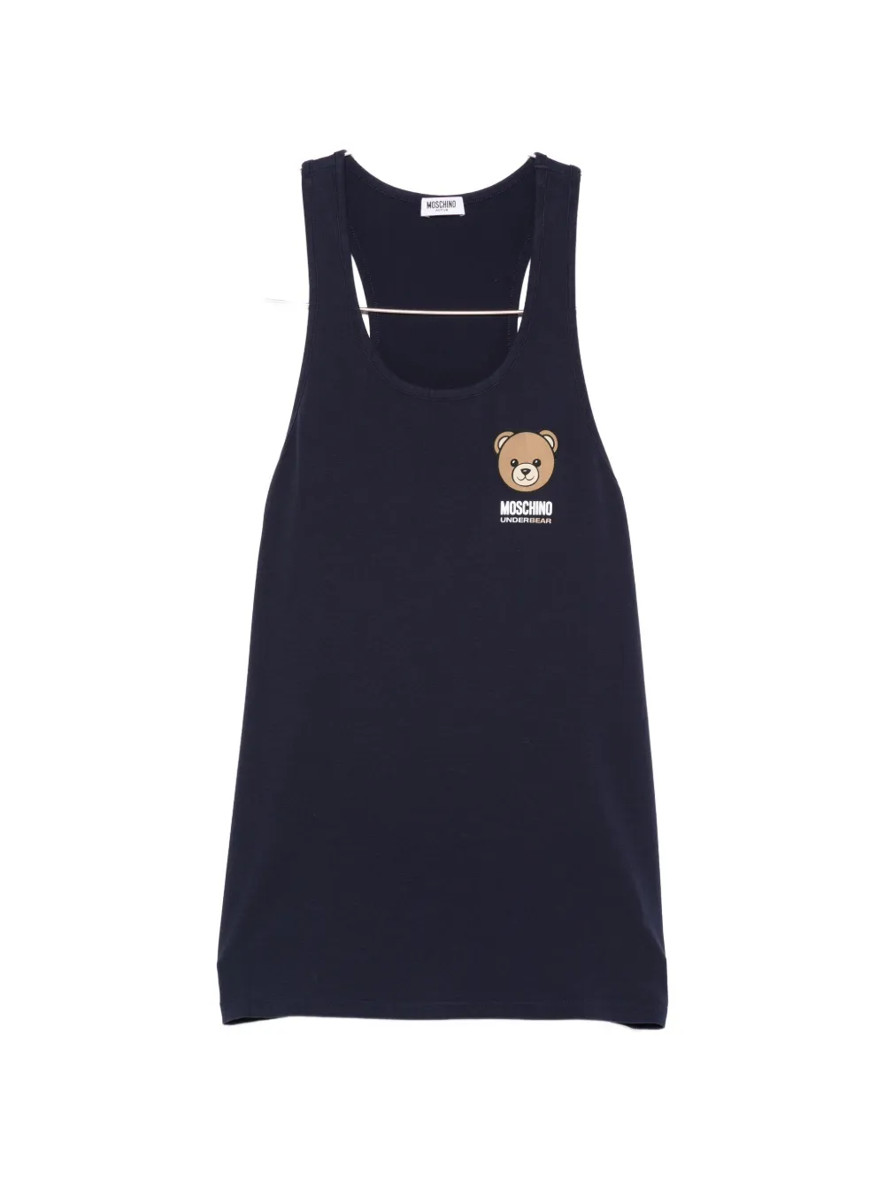 Moschino motif vest - Blu