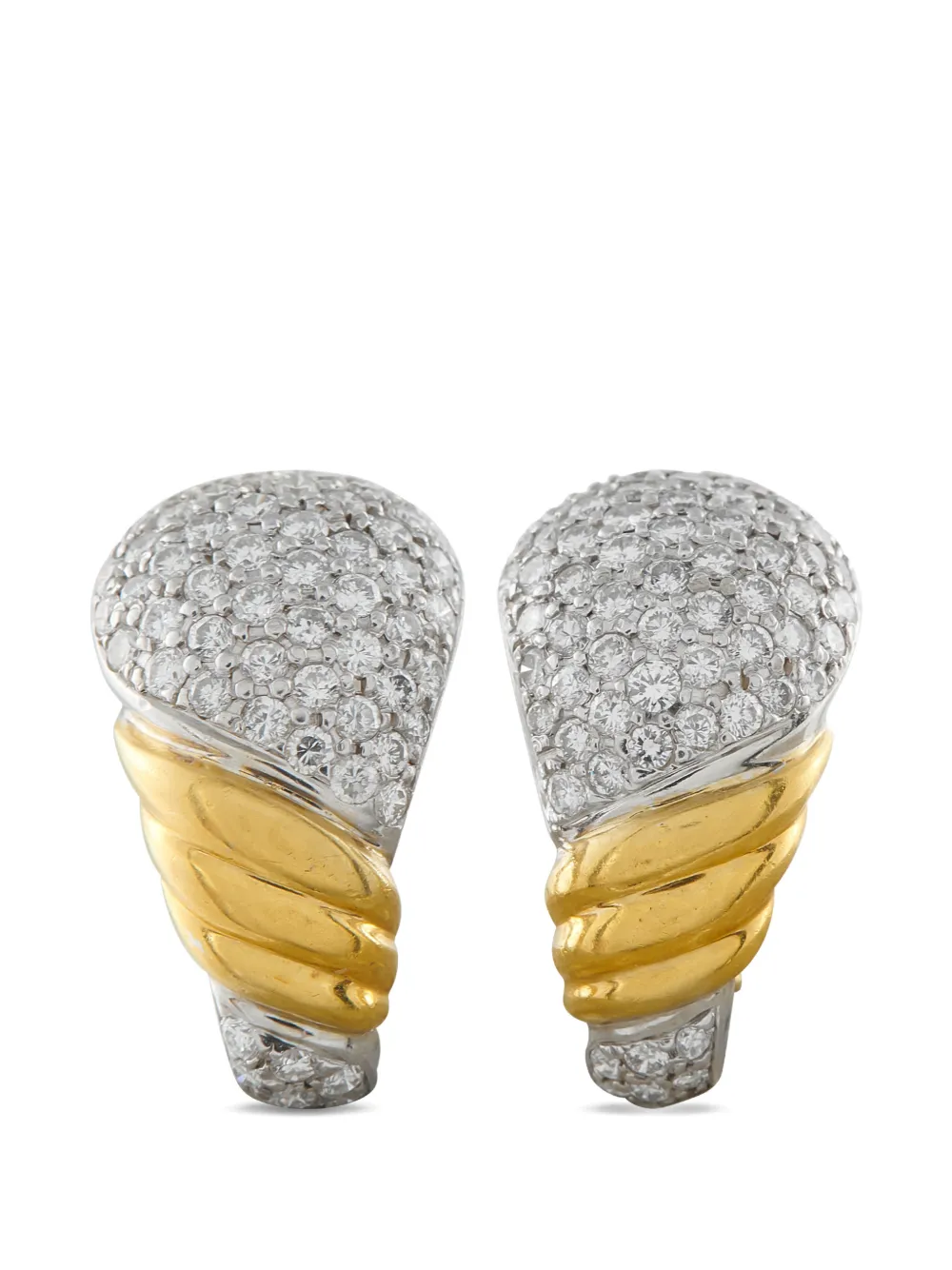LB Exclusive diamond clip-on earrings - Argento