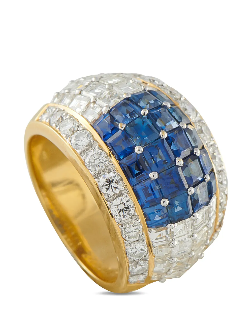 LB Exclusive diamond and sapphire ring - Oro
