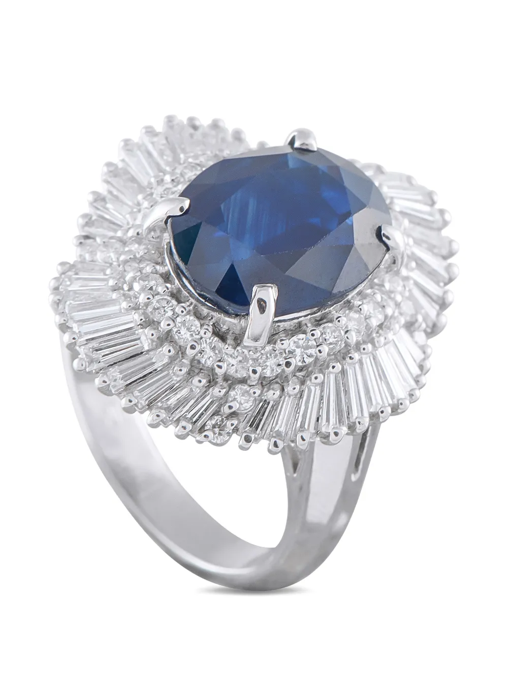LB Exclusive diamond and sapphire ring - Argento