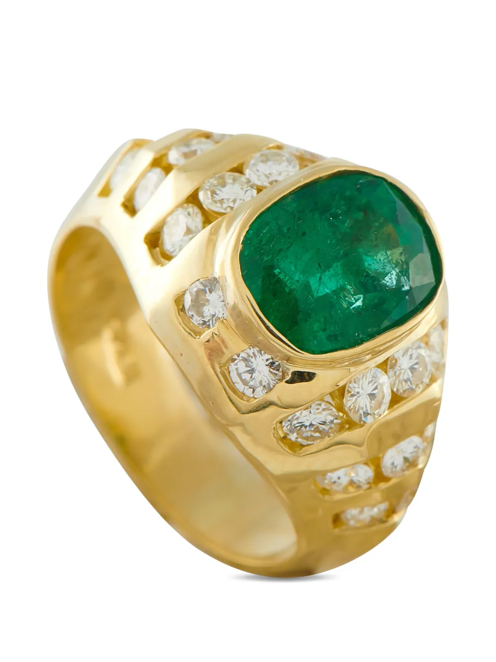 LB Exclusive diamond and emerald ring - Oro