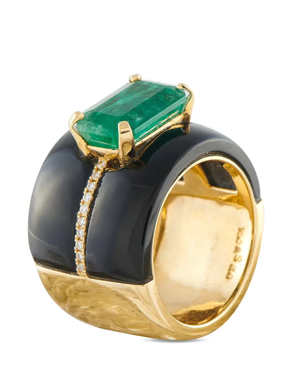 LB Exclusive emerald and diamond ring - Oro