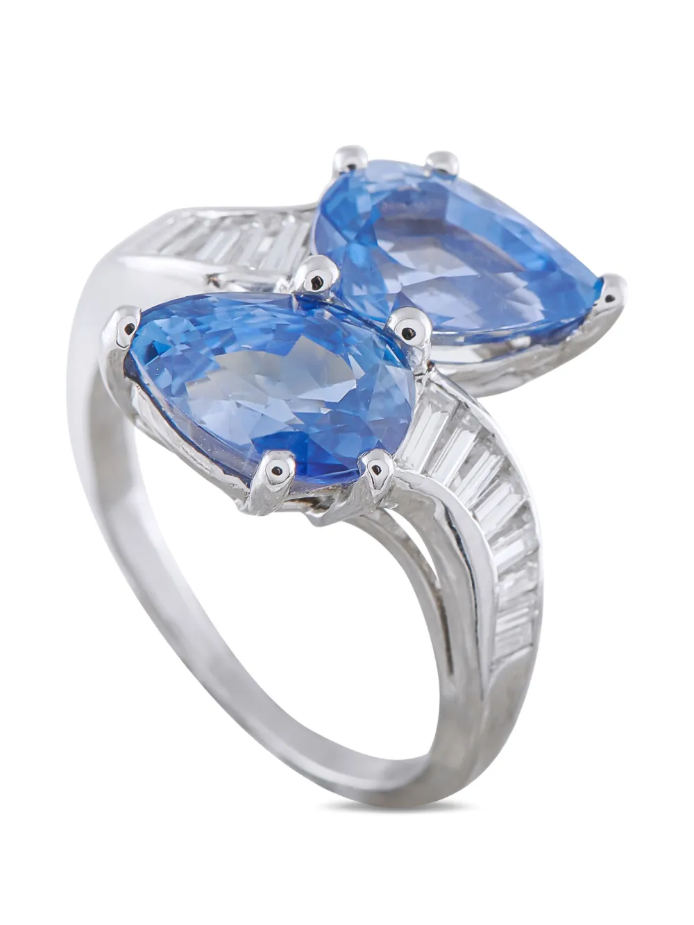LB Exclusive diamond and sapphire ring - Argento